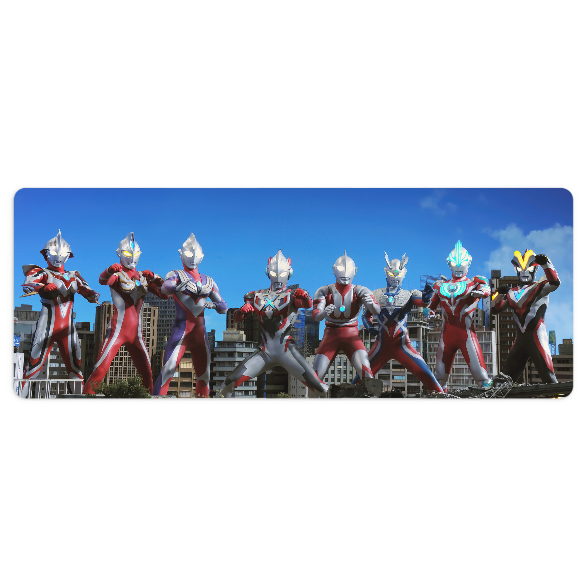 （画像用） ウルトラマン Ultraman ステッチ加工 大判デスクマット／滑り止めマウスパッド