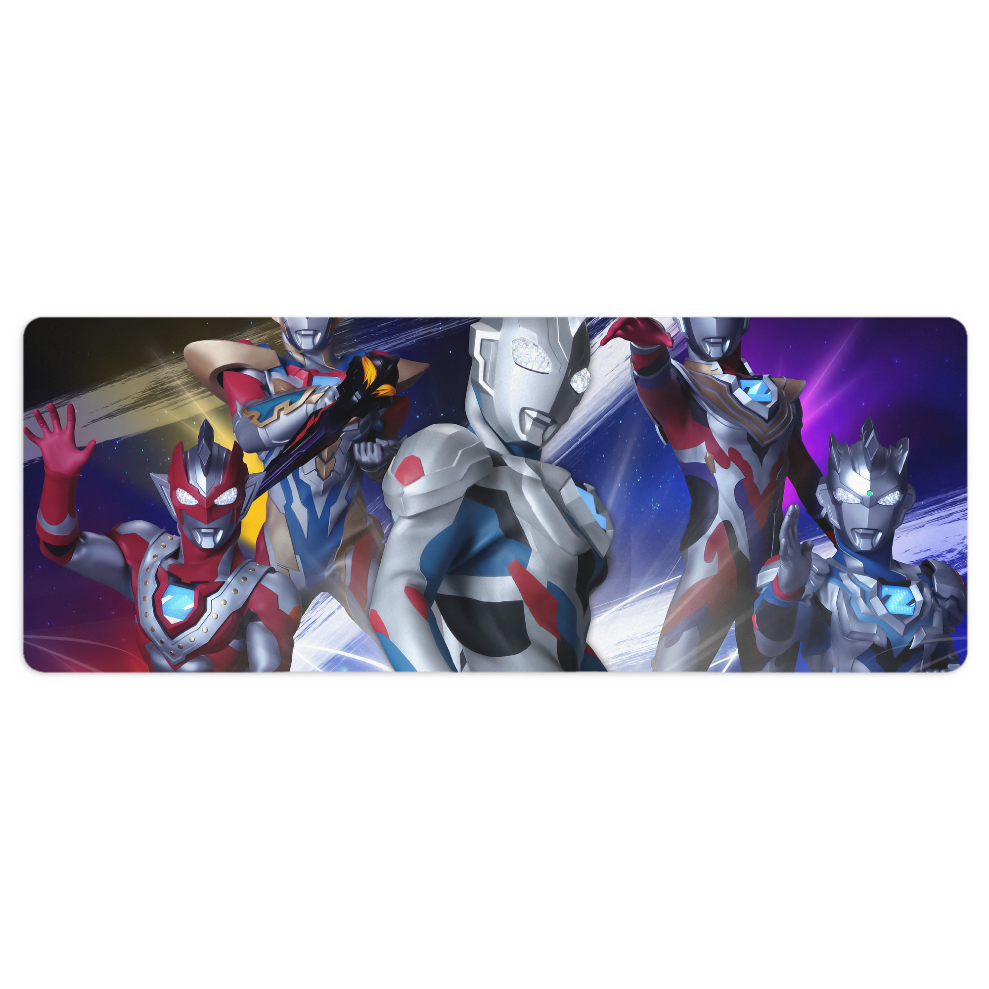 （画像用） ウルトラマン Ultraman ステッチ加工 大判デスクマット／滑り止めマウスパッド