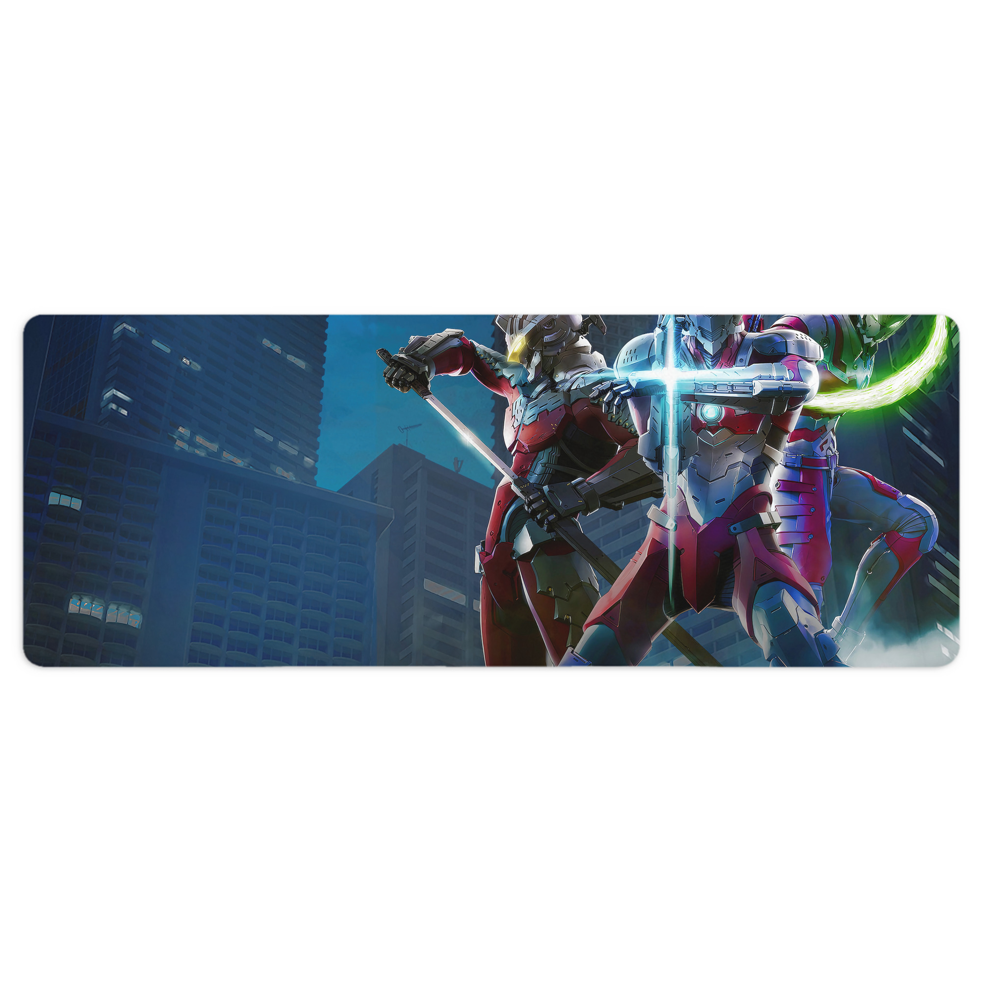 （画像用） ウルトラマン Ultraman ステッチ加工 大判デスクマット／滑り止めマウスパッド