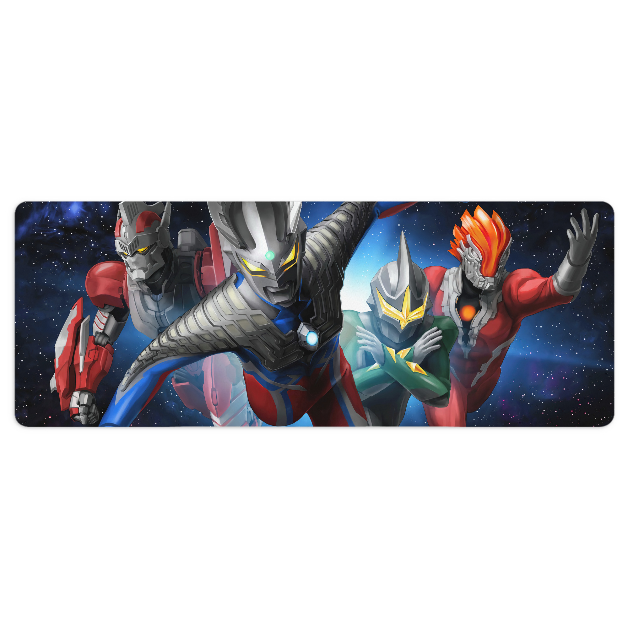 （画像用） ウルトラマン Ultraman ステッチ加工 大判デスクマット／滑り止めマウスパッド