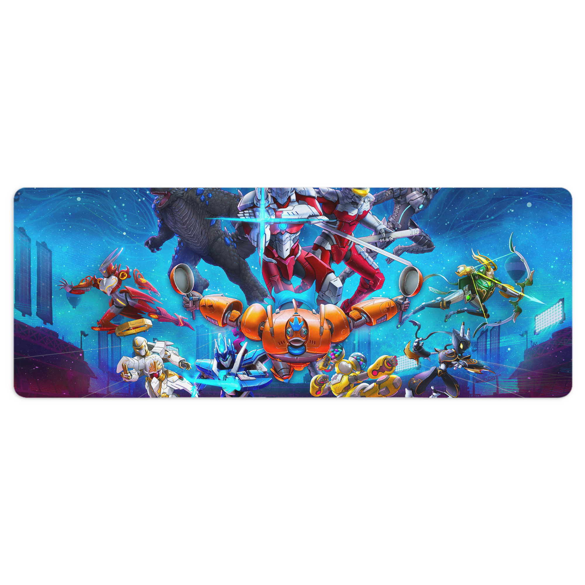 （画像用） ウルトラマン Ultraman ステッチ加工 大判デスクマット／滑り止めマウスパッド