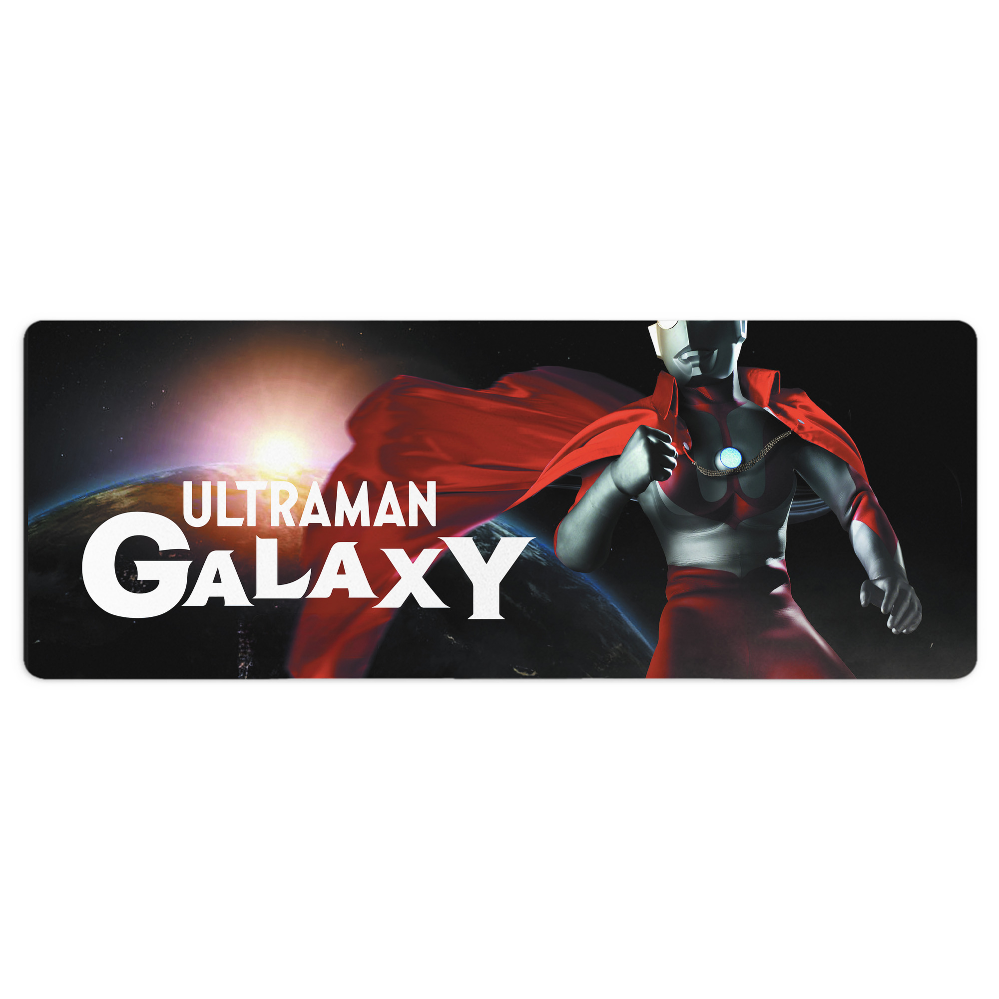 （画像用） ウルトラマン Ultraman ステッチ加工 大判デスクマット／滑り止めマウスパッド