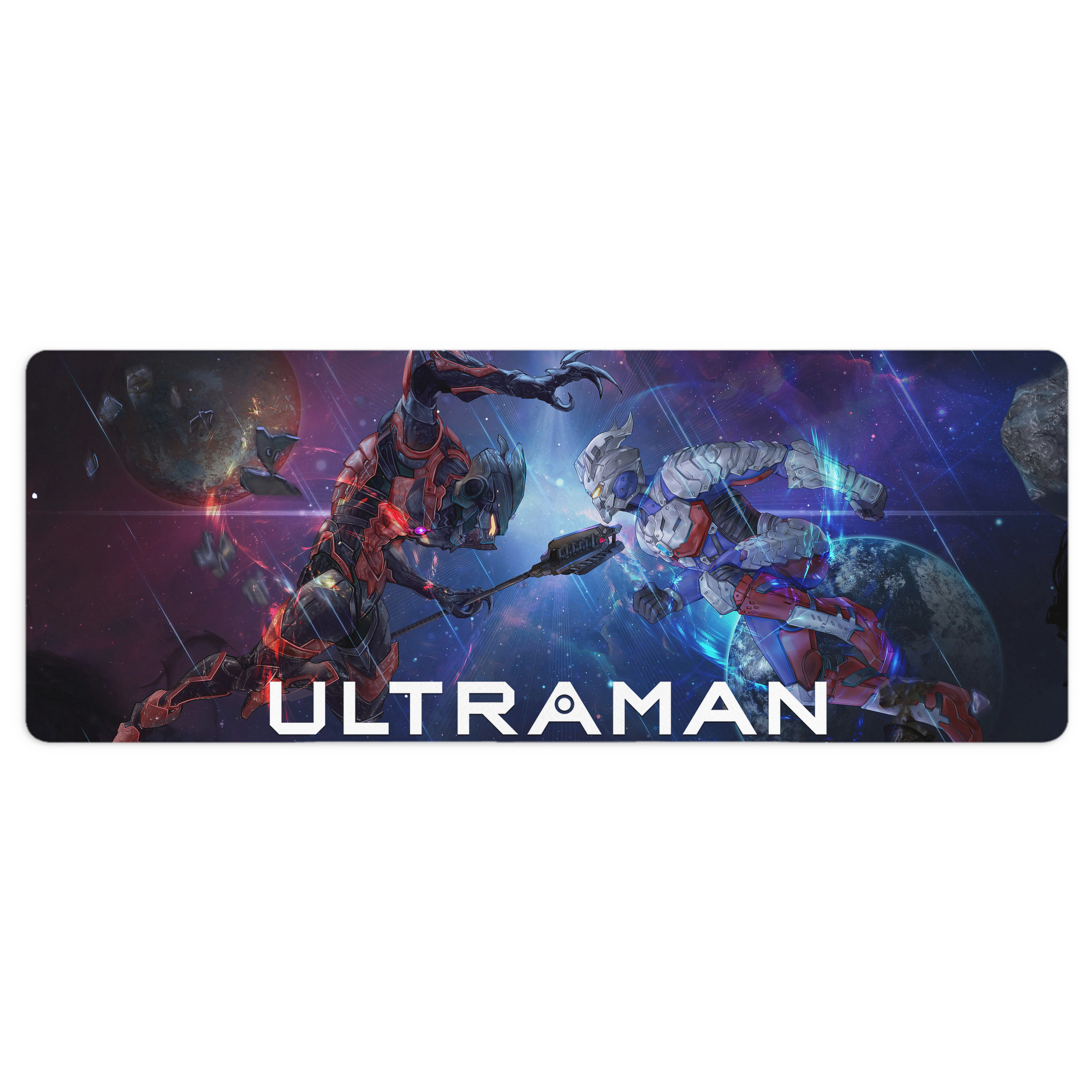 （画像用） ウルトラマン Ultraman ステッチ加工 大判デスクマット／滑り止めマウスパッド