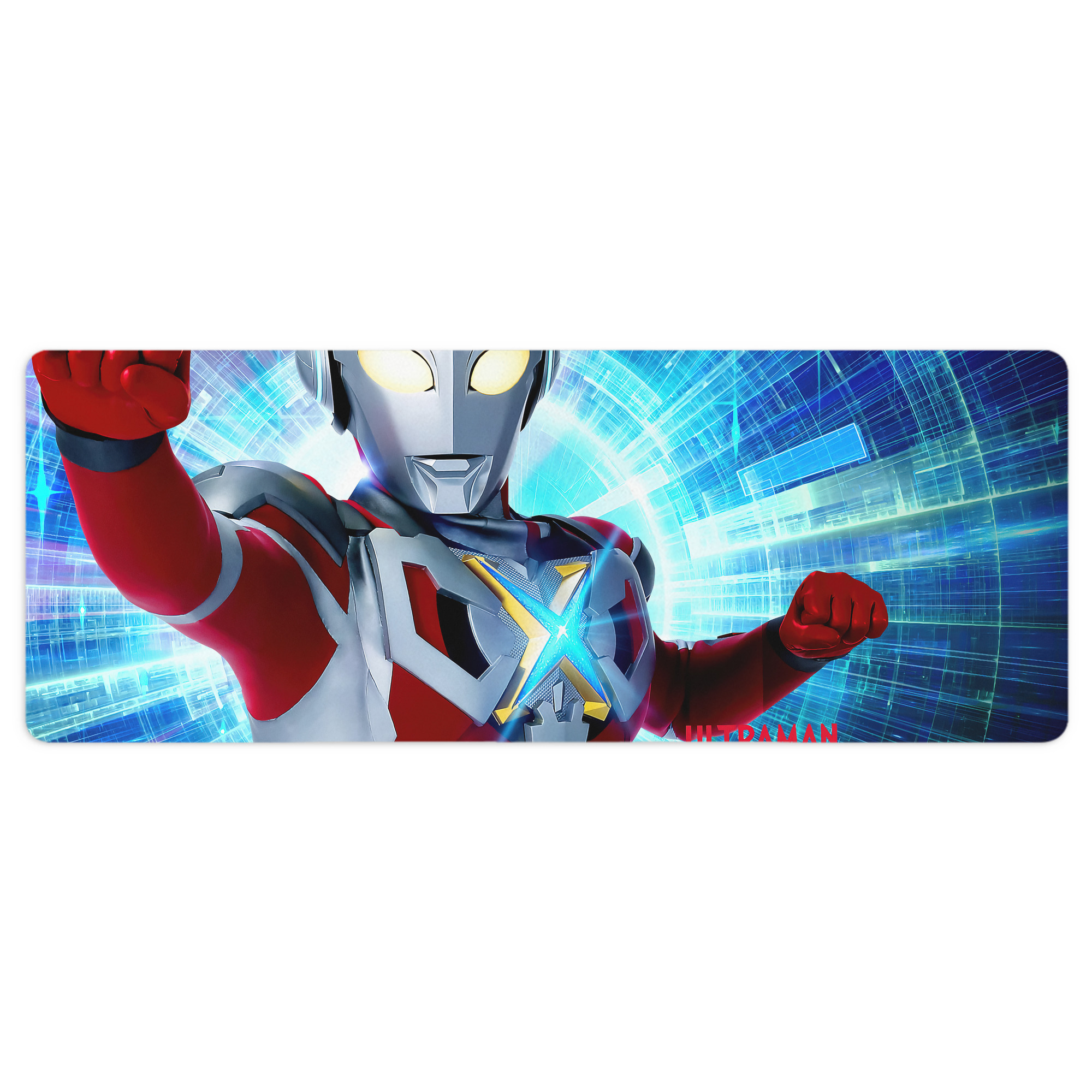 （画像用） ウルトラマン Ultraman ステッチ加工 大判デスクマット／滑り止めマウスパッド