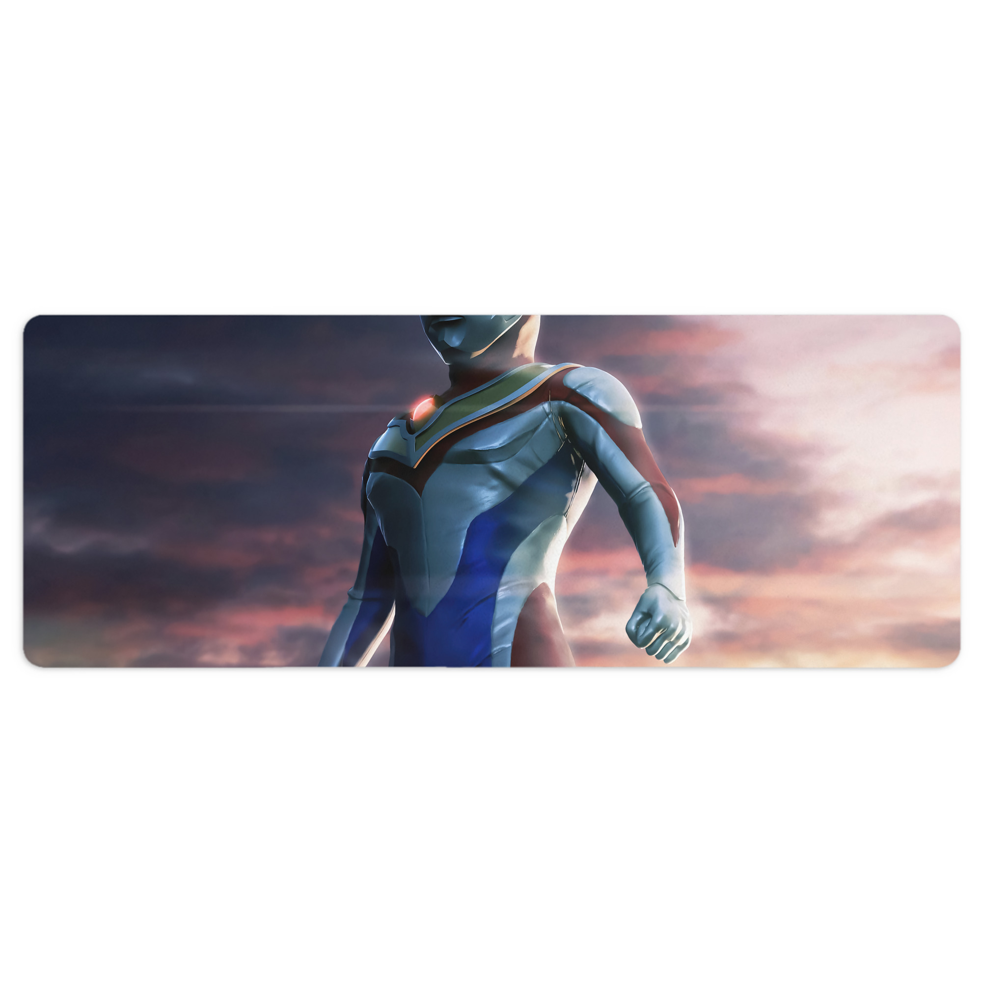 （画像用） ウルトラマン Ultraman ステッチ加工 大判デスクマット／滑り止めマウスパッド