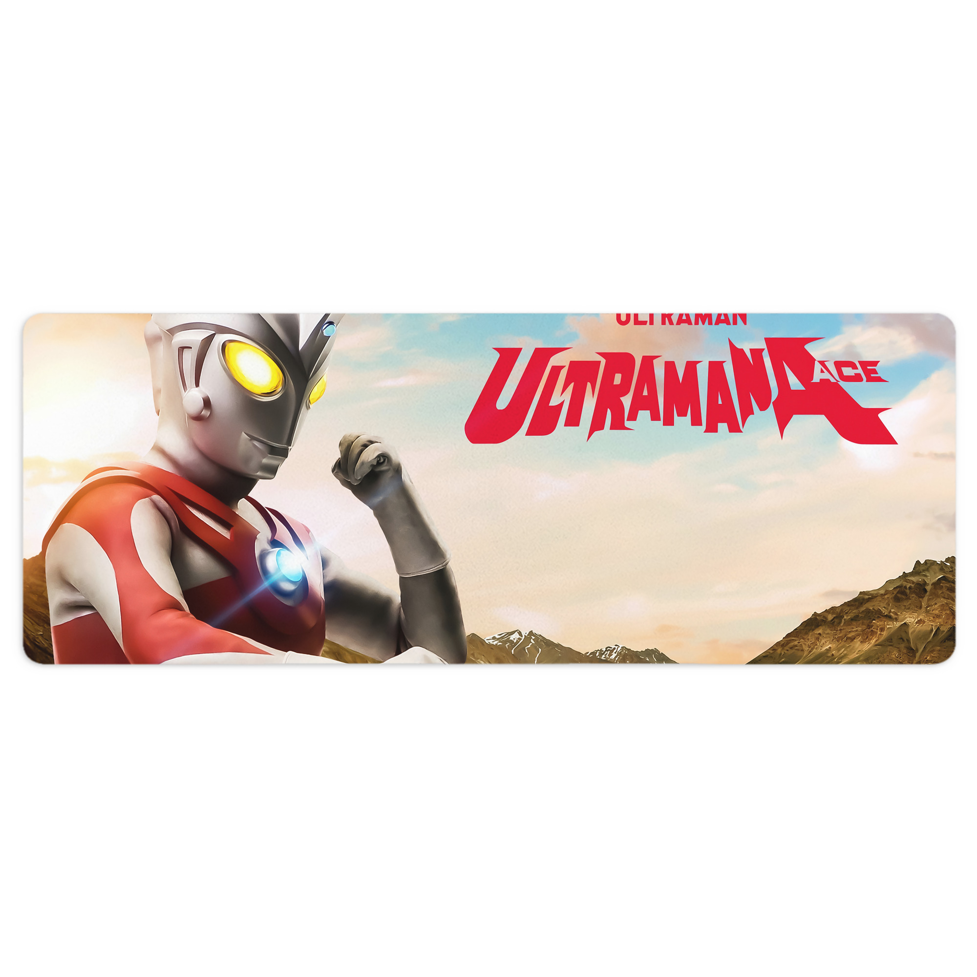 （画像用） ウルトラマン Ultraman ステッチ加工 大判デスクマット／滑り止めマウスパッド