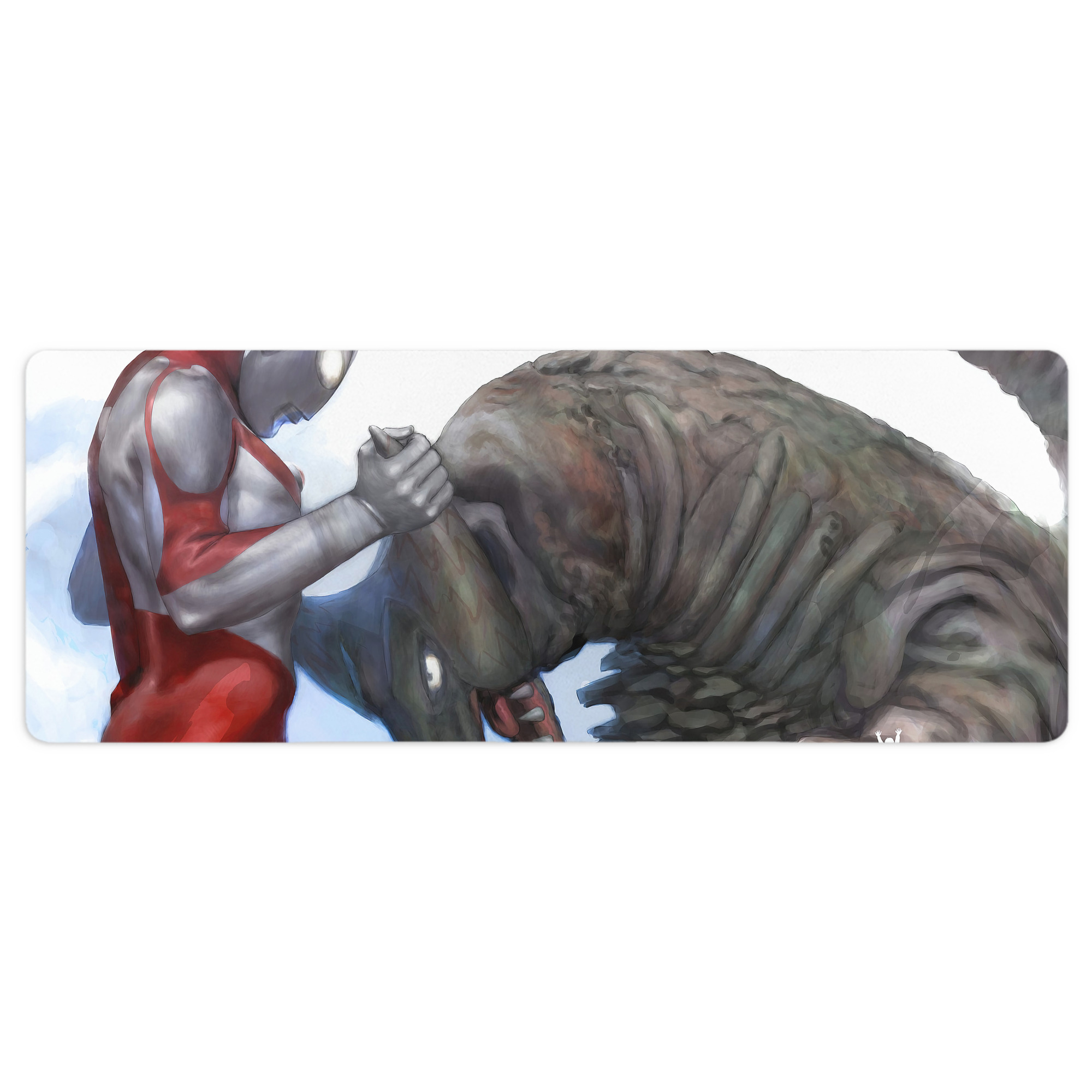（画像用） ウルトラマン Ultraman ステッチ加工 大判デスクマット／滑り止めマウスパッド
