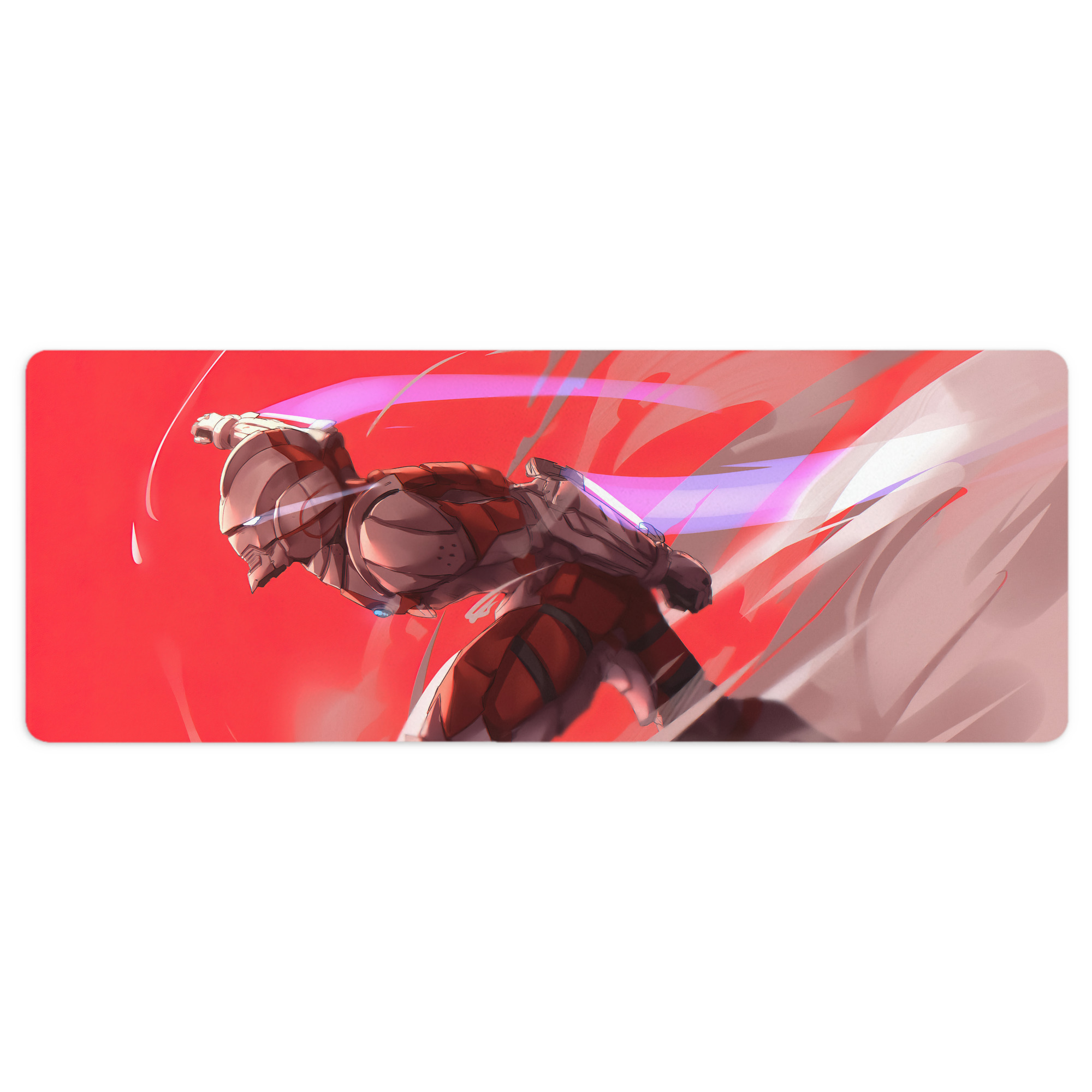 （画像用） ウルトラマン Ultraman ステッチ加工 大判デスクマット／滑り止めマウスパッド