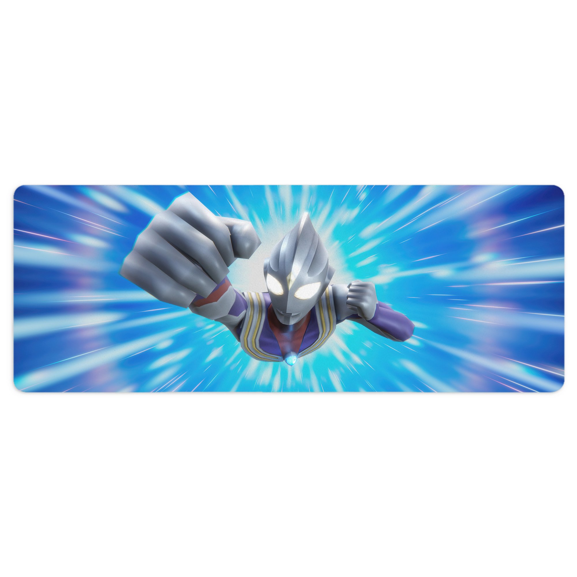 （画像用） ウルトラマン Ultraman ステッチ加工 大判デスクマット／滑り止めマウスパッド