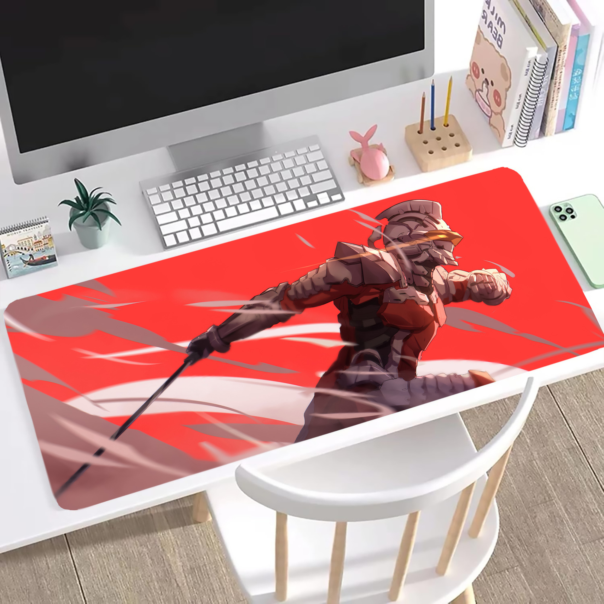 （画像用） ウルトラマン Ultraman ステッチ加工 大判デスクマット／滑り止めマウスパッド