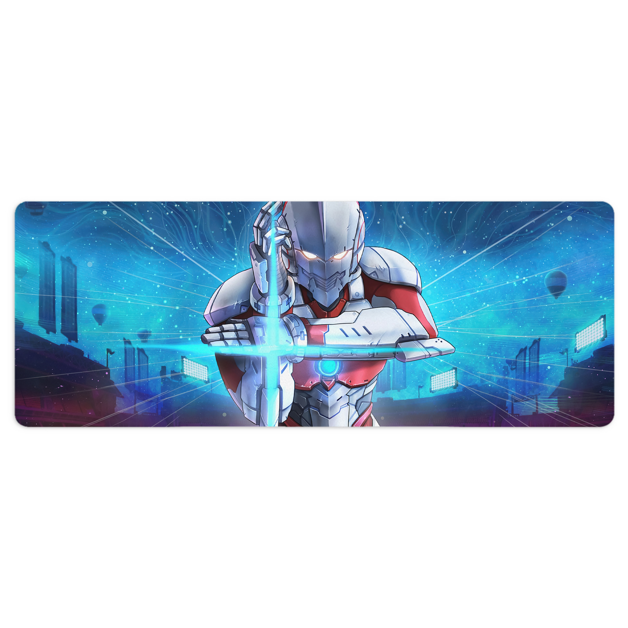 （画像用） ウルトラマン Ultraman ステッチ加工 大判デスクマット／滑り止めマウスパッド