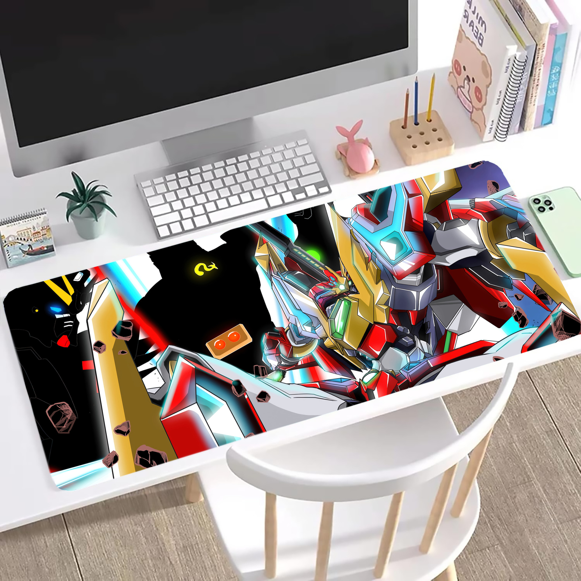 （画像用） ウルトラマン Ultraman ステッチ加工 大判デスクマット／滑り止めマウスパッド