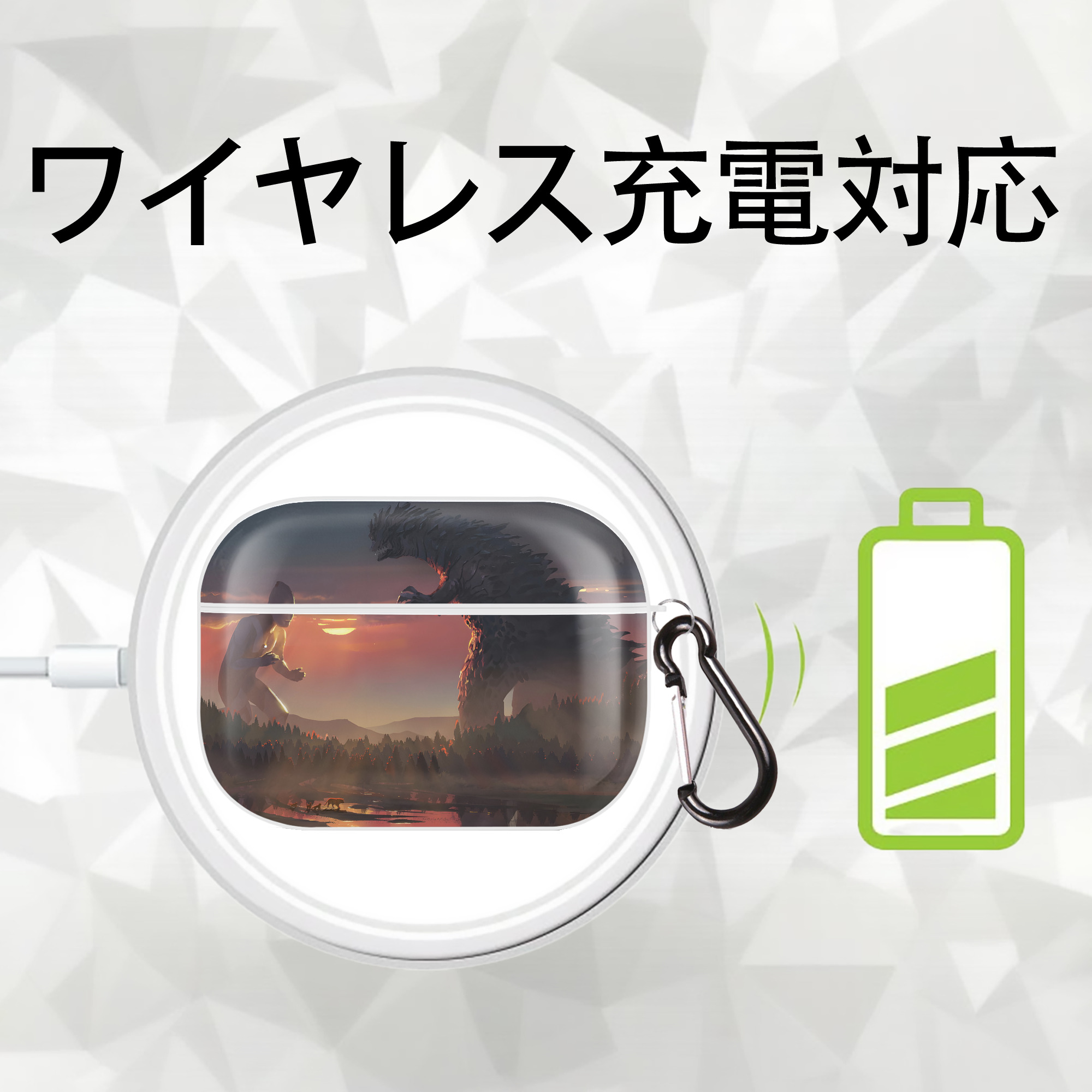 ウルトラマン Ultraman 【AirPods Pro用】ハードシェル保護ケース 耐衝撃・防指紋・カラビナ付き商品仕様