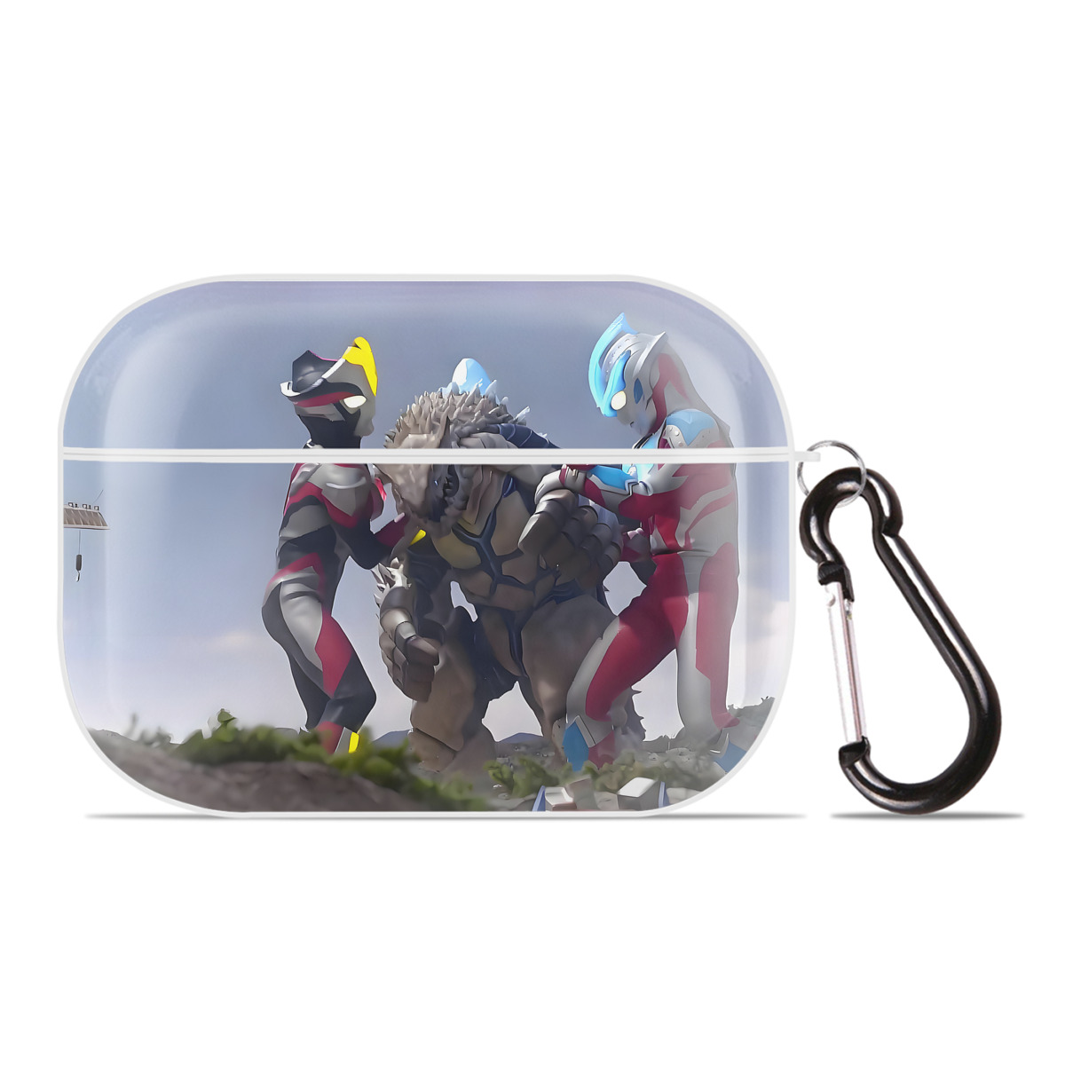 （画像用） ウルトラマン Ultraman 【AirPods Pro用】ハードシェル保護ケース 耐衝撃・防指紋・カラビナ付き商品仕様