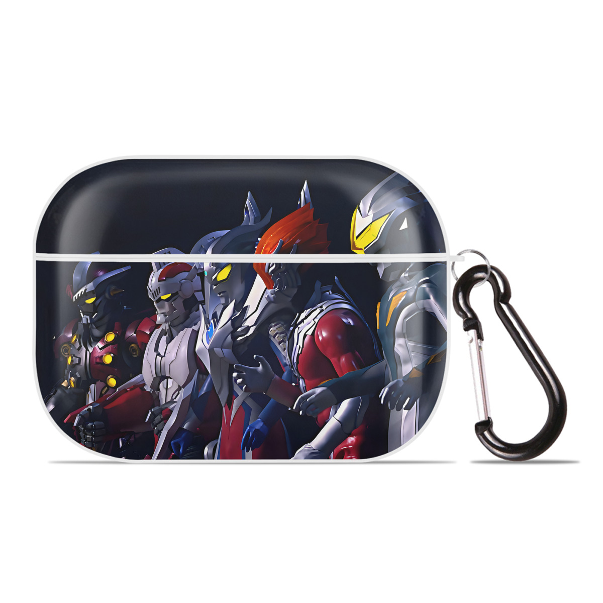 （画像用） ウルトラマン Ultraman 【AirPods Pro用】ハードシェル保護ケース 耐衝撃・防指紋・カラビナ付き商品仕様
