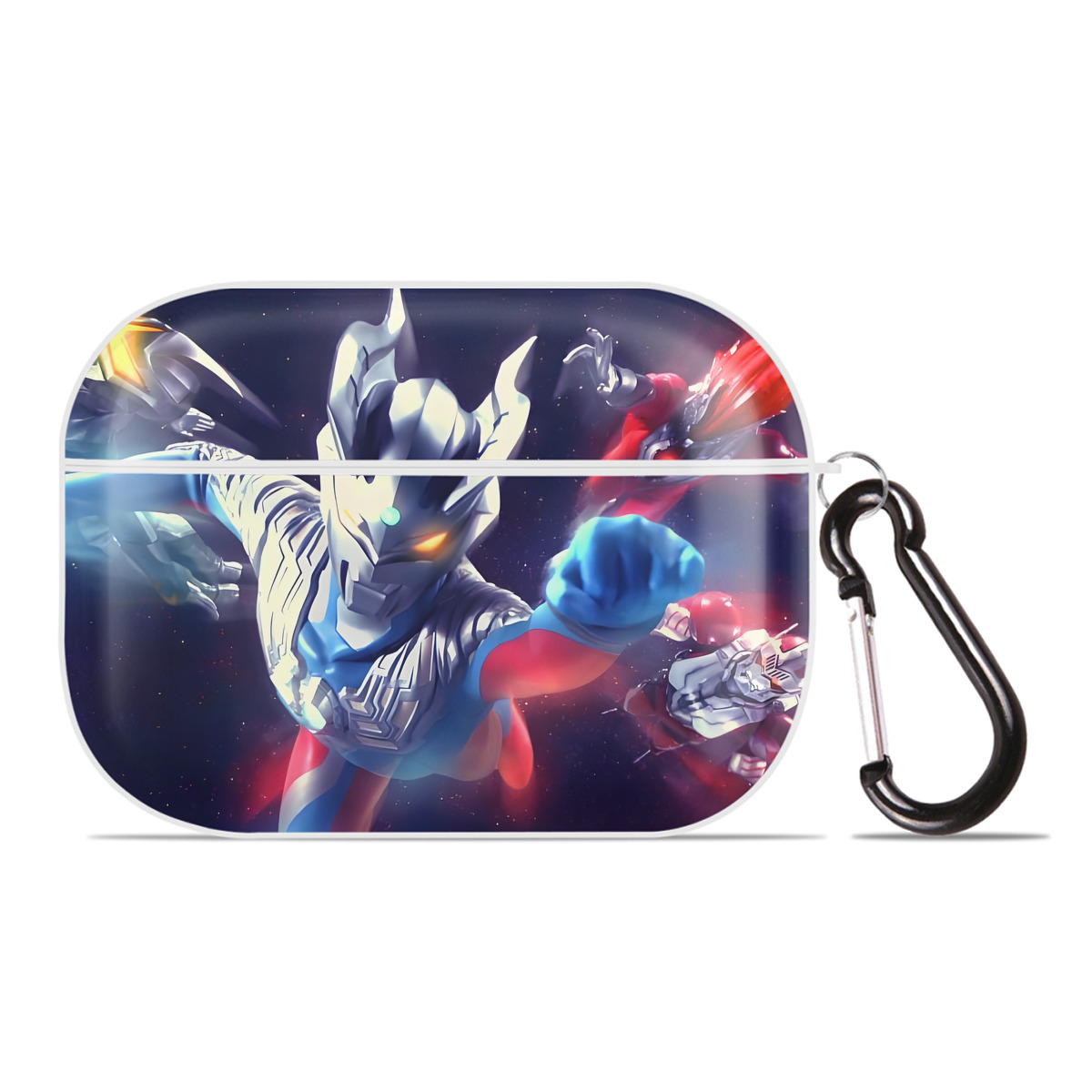 （画像用） ウルトラマン Ultraman 【AirPods Pro用】ハードシェル保護ケース 耐衝撃・防指紋・カラビナ付き商品仕様
