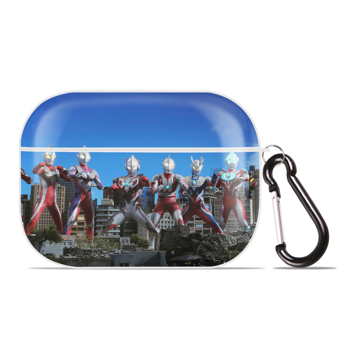 （画像用） ウルトラマン Ultraman 【AirPods Pro用】ハードシェル保護ケース 耐衝撃・防指紋・カラビナ付き商品仕様