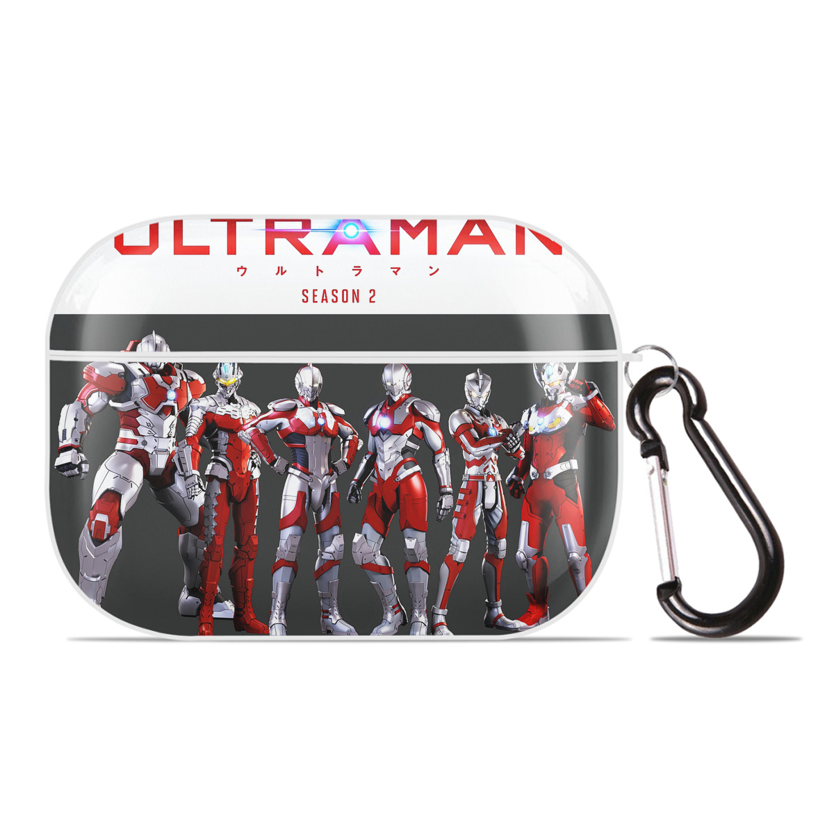 （画像用） ウルトラマン Ultraman 【AirPods Pro用】ハードシェル保護ケース 耐衝撃・防指紋・カラビナ付き商品仕様