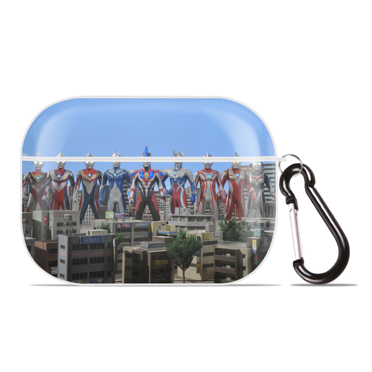 （画像用） ウルトラマン Ultraman 【AirPods Pro用】ハードシェル保護ケース 耐衝撃・防指紋・カラビナ付き商品仕様