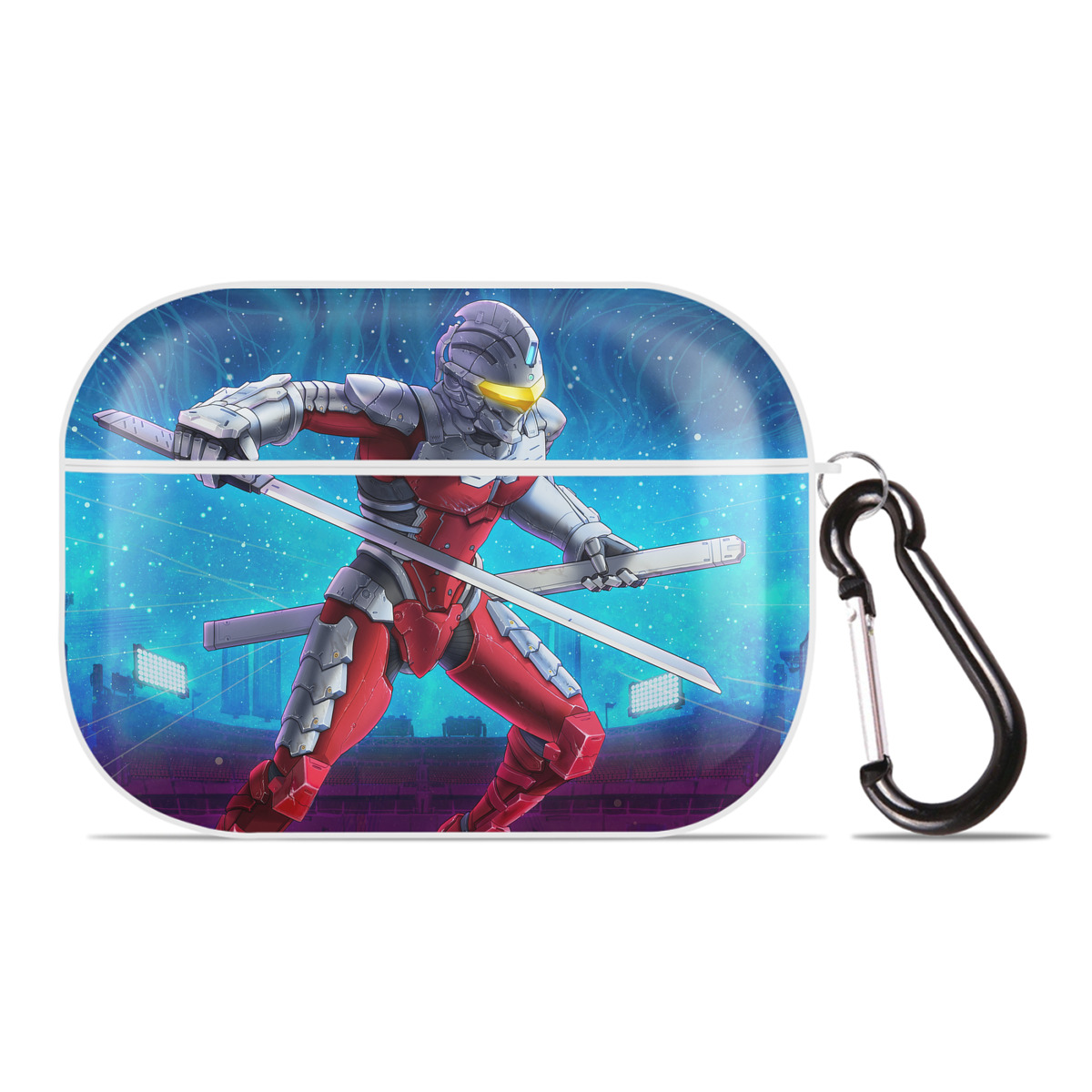 （画像用） ウルトラマン Ultraman 【AirPods Pro用】ハードシェル保護ケース 耐衝撃・防指紋・カラビナ付き商品仕様