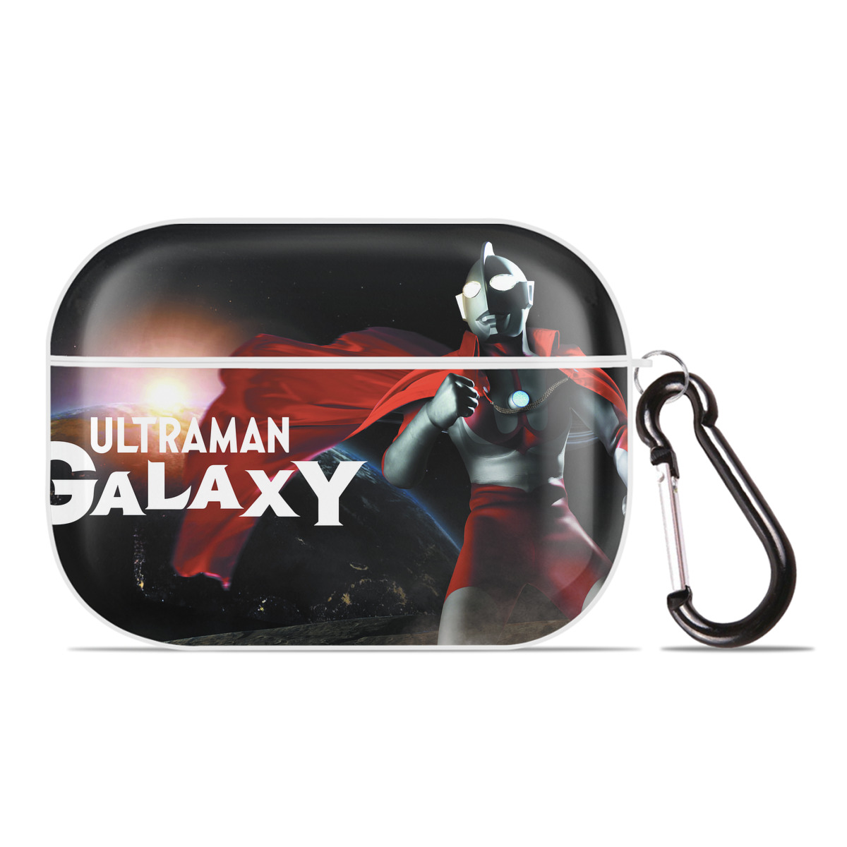 （画像用） ウルトラマン Ultraman 【AirPods Pro用】ハードシェル保護ケース 耐衝撃・防指紋・カラビナ付き商品仕様