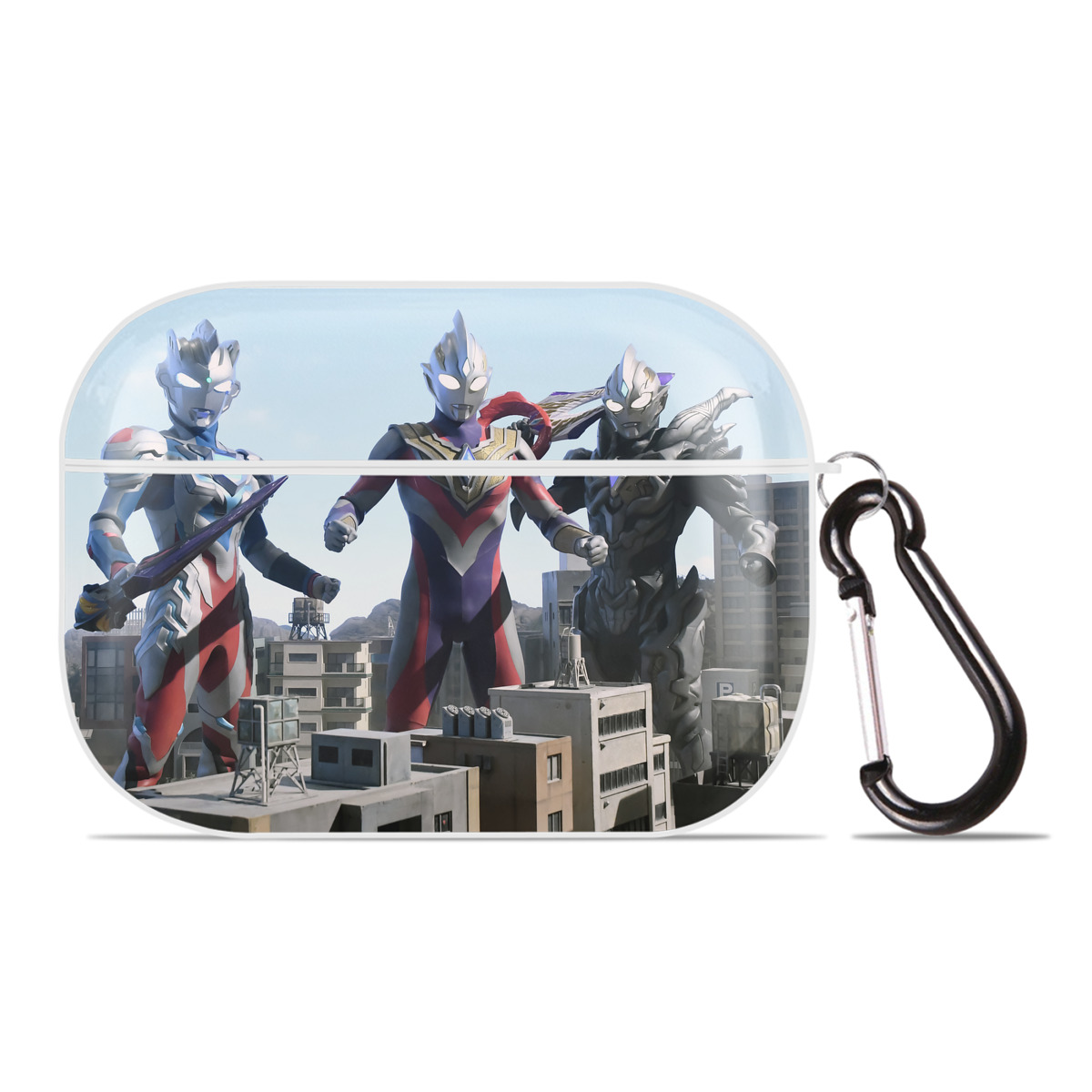 （画像用） ウルトラマン Ultraman 【AirPods Pro用】ハードシェル保護ケース 耐衝撃・防指紋・カラビナ付き商品仕様