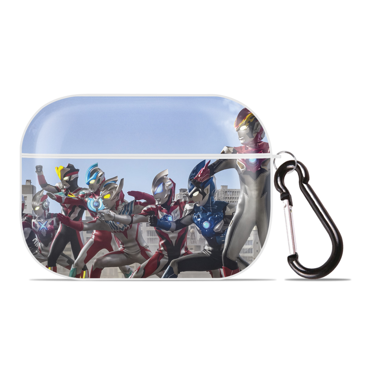 （画像用） ウルトラマン Ultraman 【AirPods Pro用】ハードシェル保護ケース 耐衝撃・防指紋・カラビナ付き商品仕様
