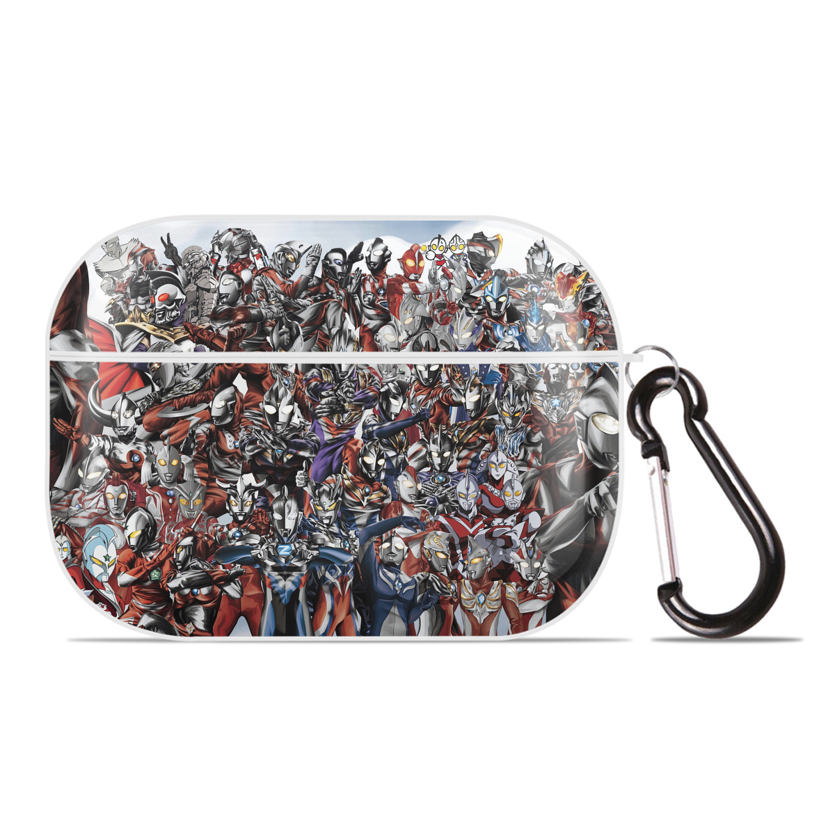 （画像用） ウルトラマン Ultraman 【AirPods Pro用】ハードシェル保護ケース 耐衝撃・防指紋・カラビナ付き商品仕様