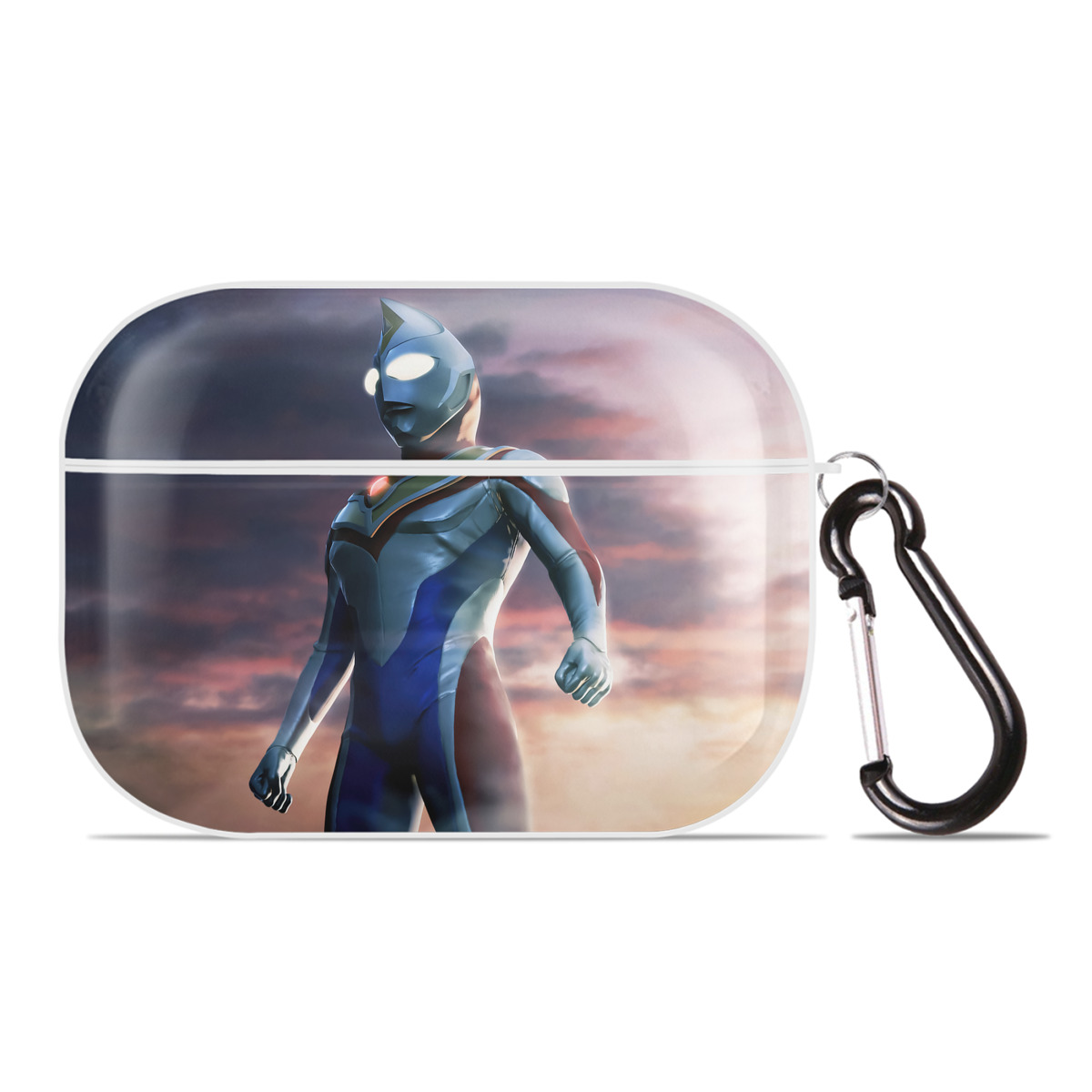 （画像用） ウルトラマン Ultraman 【AirPods Pro用】ハードシェル保護ケース 耐衝撃・防指紋・カラビナ付き商品仕様