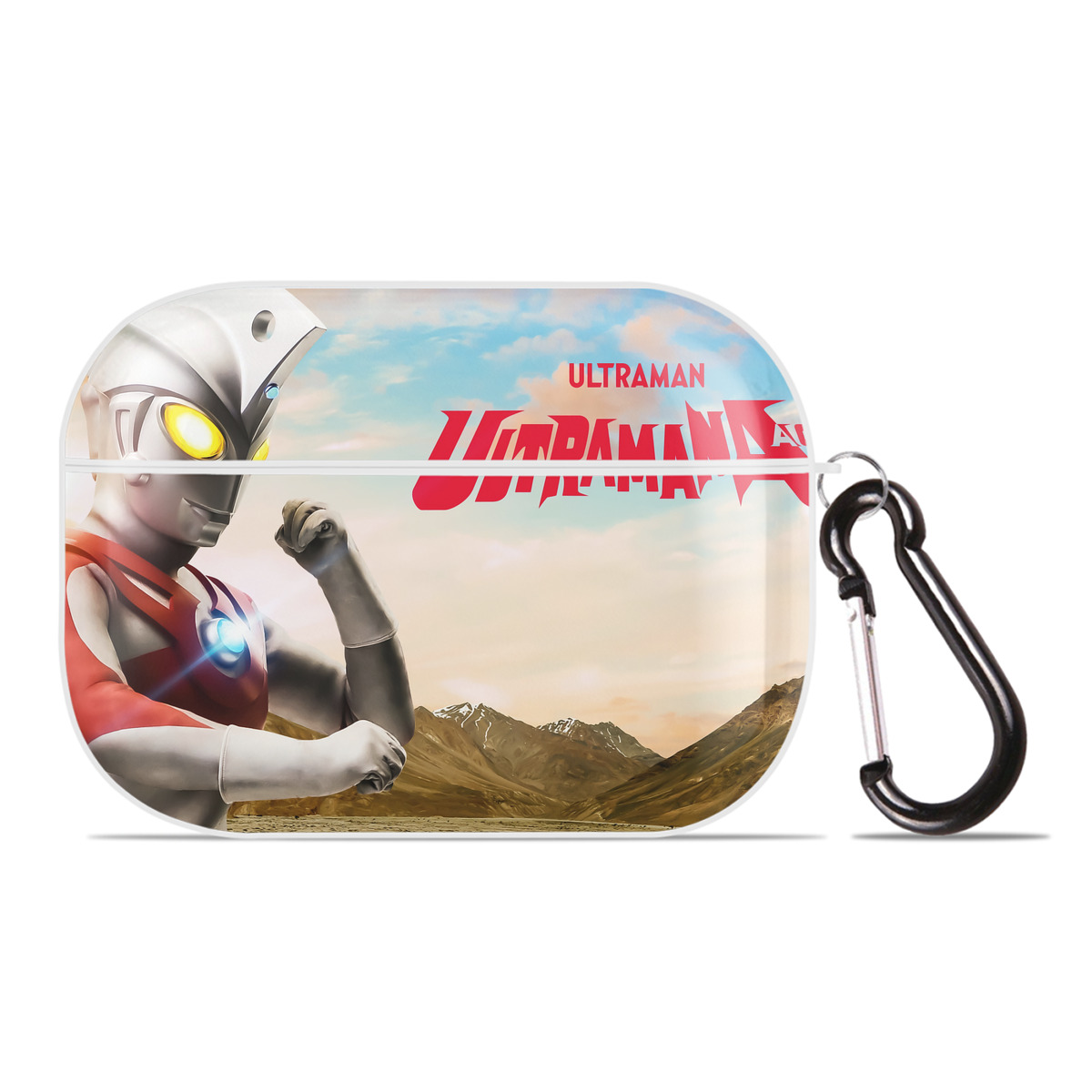 （画像用） ウルトラマン Ultraman 【AirPods Pro用】ハードシェル保護ケース 耐衝撃・防指紋・カラビナ付き商品仕様