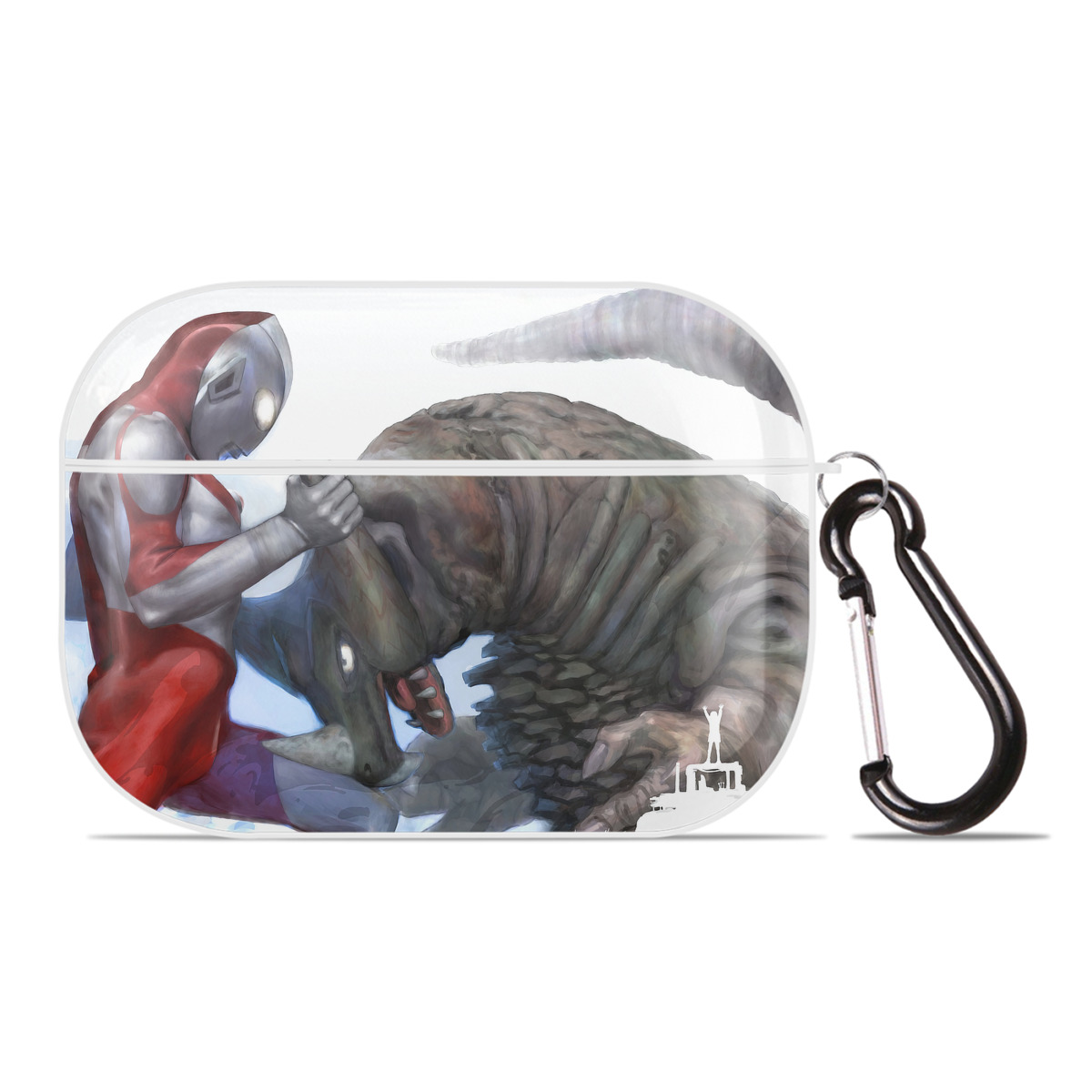 （画像用） ウルトラマン Ultraman 【AirPods Pro用】ハードシェル保護ケース 耐衝撃・防指紋・カラビナ付き商品仕様