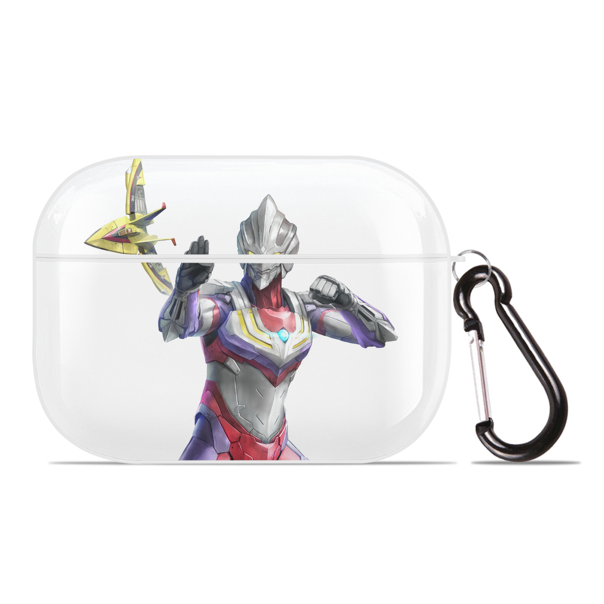 （画像用） ウルトラマン Ultraman 【AirPods Pro用】ハードシェル保護ケース 耐衝撃・防指紋・カラビナ付き商品仕様