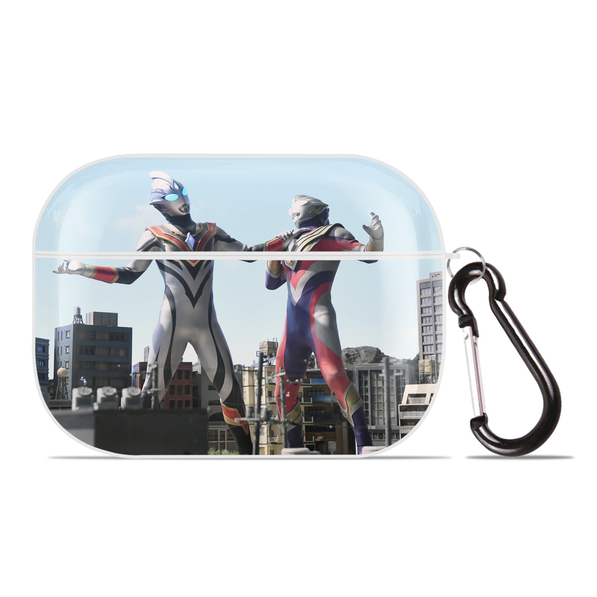 （画像用） ウルトラマン Ultraman 【AirPods Pro用】ハードシェル保護ケース 耐衝撃・防指紋・カラビナ付き商品仕様