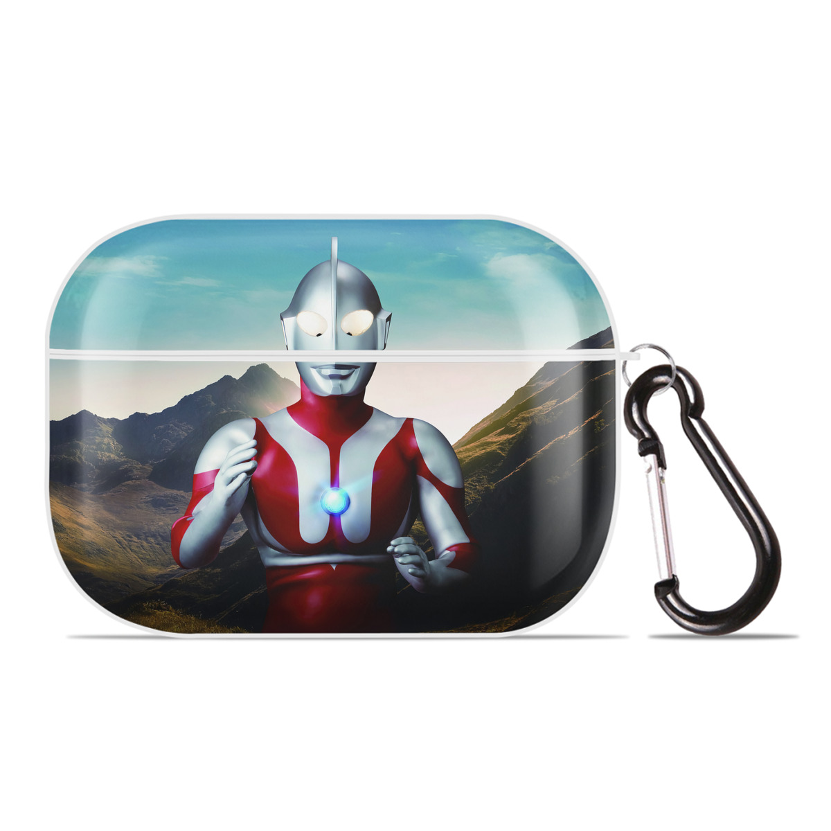 （画像用） ウルトラマン Ultraman 【AirPods Pro用】ハードシェル保護ケース 耐衝撃・防指紋・カラビナ付き商品仕様
