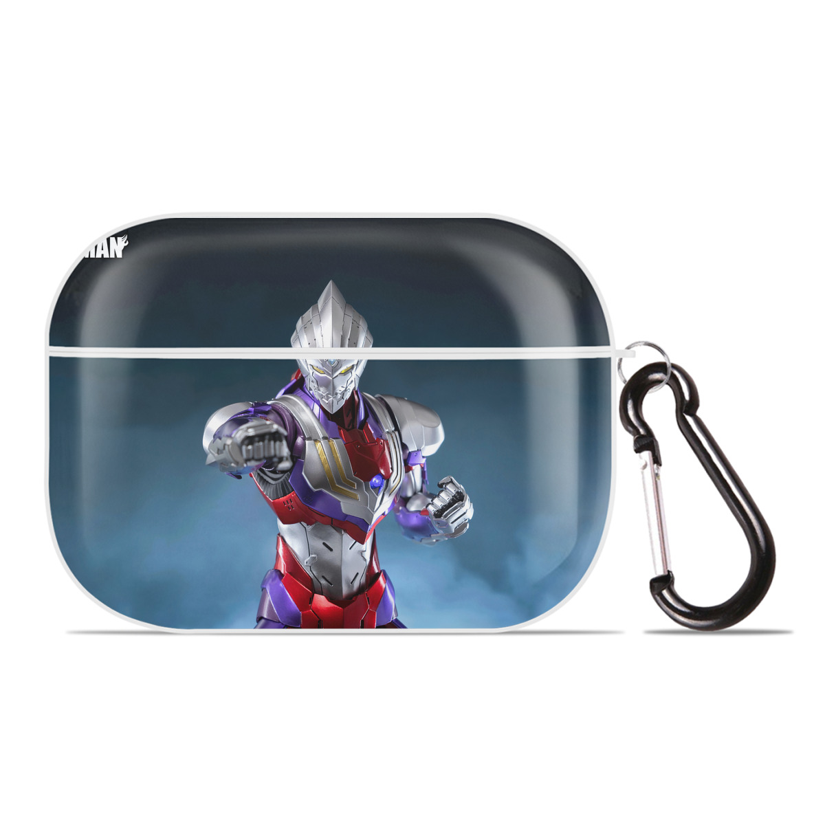 （画像用） ウルトラマン Ultraman 【AirPods Pro用】ハードシェル保護ケース 耐衝撃・防指紋・カラビナ付き商品仕様