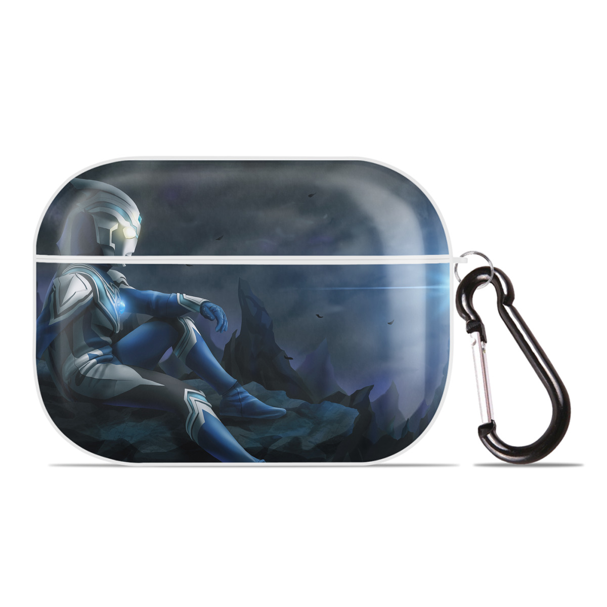 （画像用） ウルトラマン Ultraman 【AirPods Pro用】ハードシェル保護ケース 耐衝撃・防指紋・カラビナ付き商品仕様