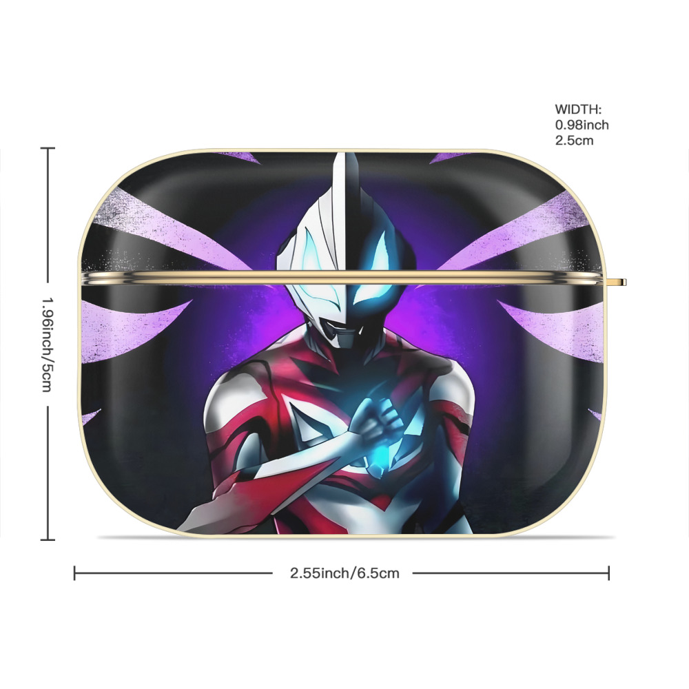 ウルトラマン Ultraman 【AirPods Pro用】ハードシェル保護ケース｜耐衝撃・防指紋・カラビナ付き商品仕様