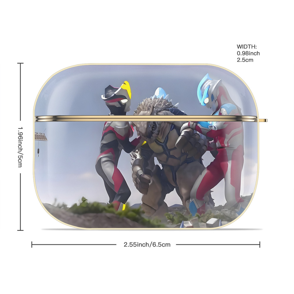 ウルトラマン Ultraman 【AirPods Pro用】ハードシェル保護ケース｜耐衝撃・防指紋・カラビナ付き商品仕様