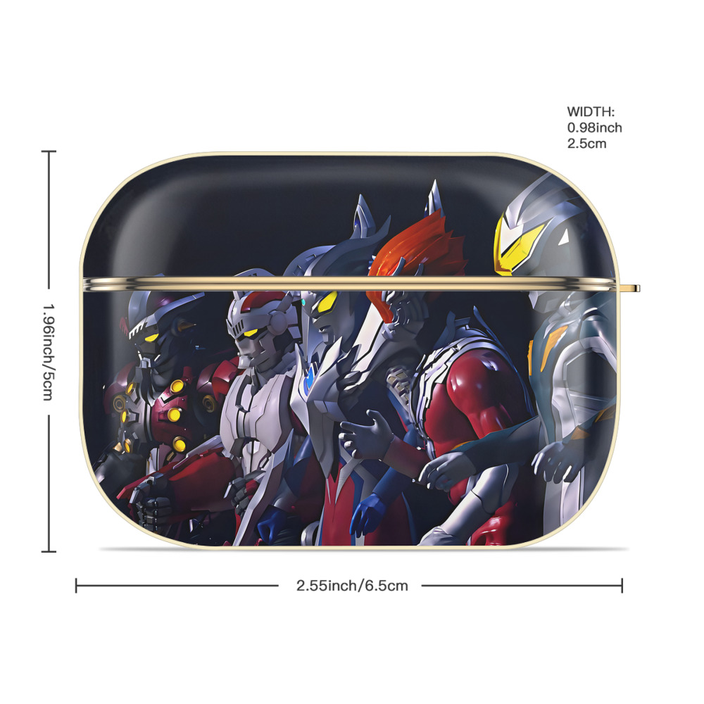 ウルトラマン Ultraman 【AirPods Pro用】ハードシェル保護ケース｜耐衝撃・防指紋・カラビナ付き商品仕様