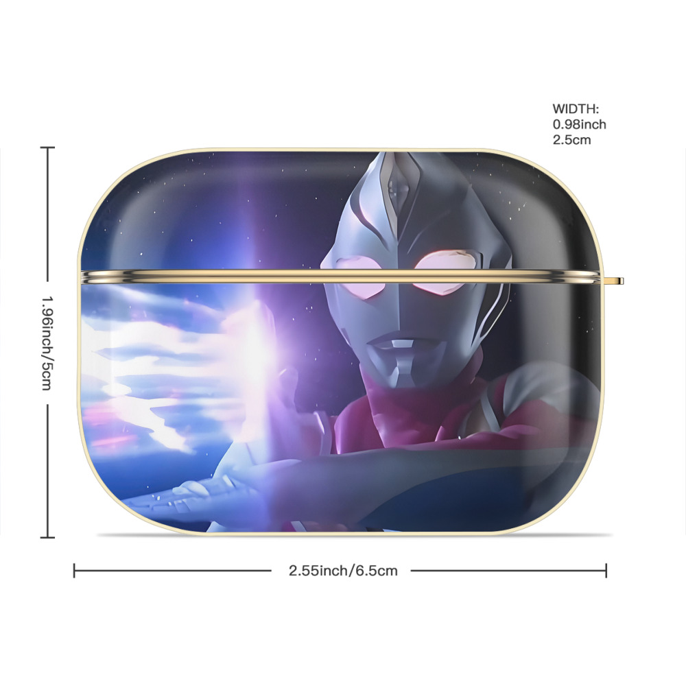 ウルトラマン Ultraman 【AirPods Pro用】ハードシェル保護ケース｜耐衝撃・防指紋・カラビナ付き商品仕様