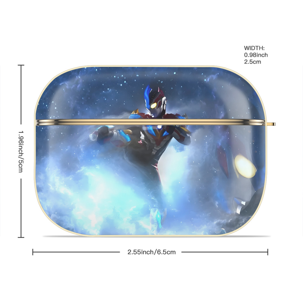 ウルトラマン Ultraman 【AirPods Pro用】ハードシェル保護ケース｜耐衝撃・防指紋・カラビナ付き商品仕様