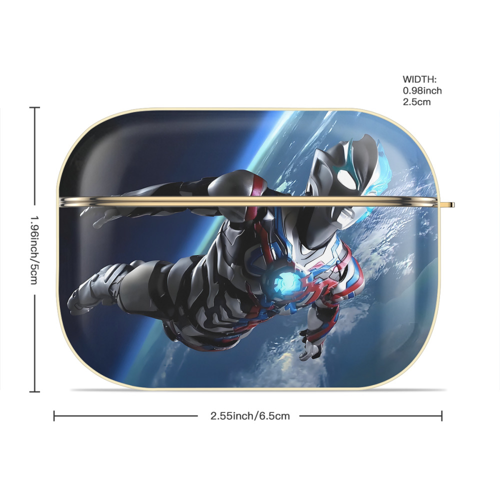 ウルトラマン Ultraman 【AirPods Pro用】ハードシェル保護ケース｜耐衝撃・防指紋・カラビナ付き商品仕様