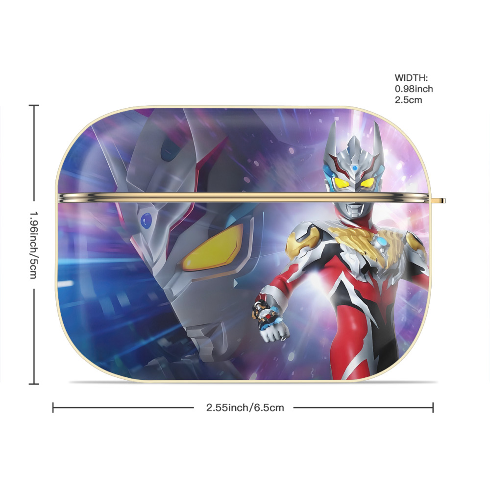 ウルトラマン Ultraman 【AirPods Pro用】ハードシェル保護ケース｜耐衝撃・防指紋・カラビナ付き商品仕様