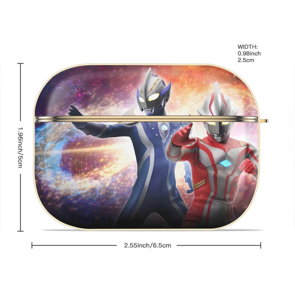 ウルトラマン Ultraman 【AirPods Pro用】ハードシェル保護ケース｜耐衝撃・防指紋・カラビナ付き商品仕様
