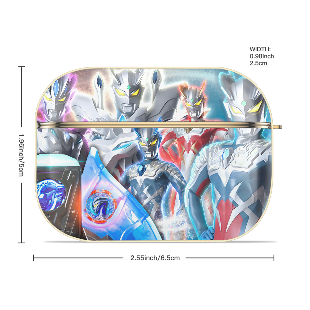 ウルトラマン Ultraman 【AirPods Pro用】ハードシェル保護ケース｜耐衝撃・防指紋・カラビナ付き商品仕様