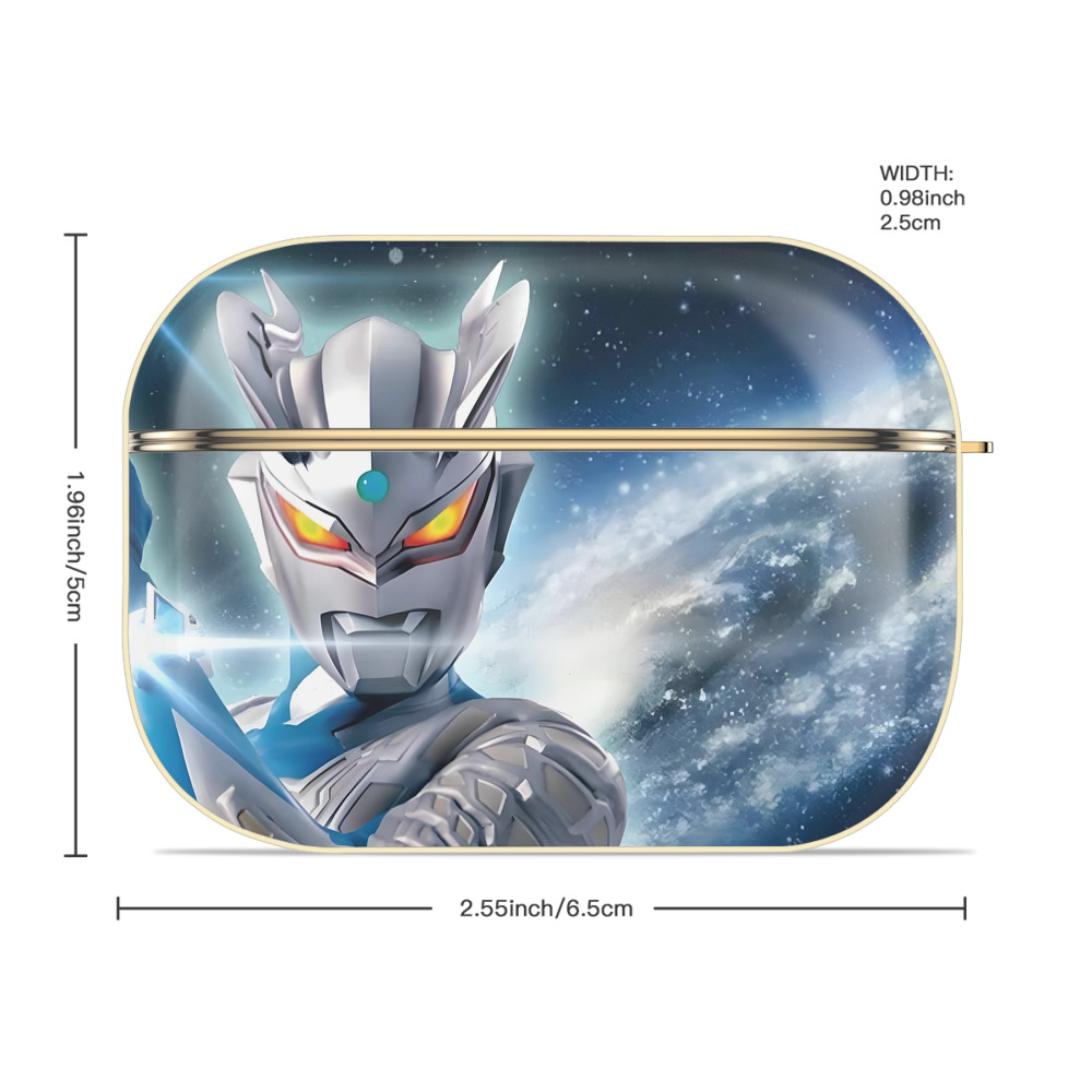 ウルトラマン Ultraman 【AirPods Pro用】ハードシェル保護ケース｜耐衝撃・防指紋・カラビナ付き商品仕様
