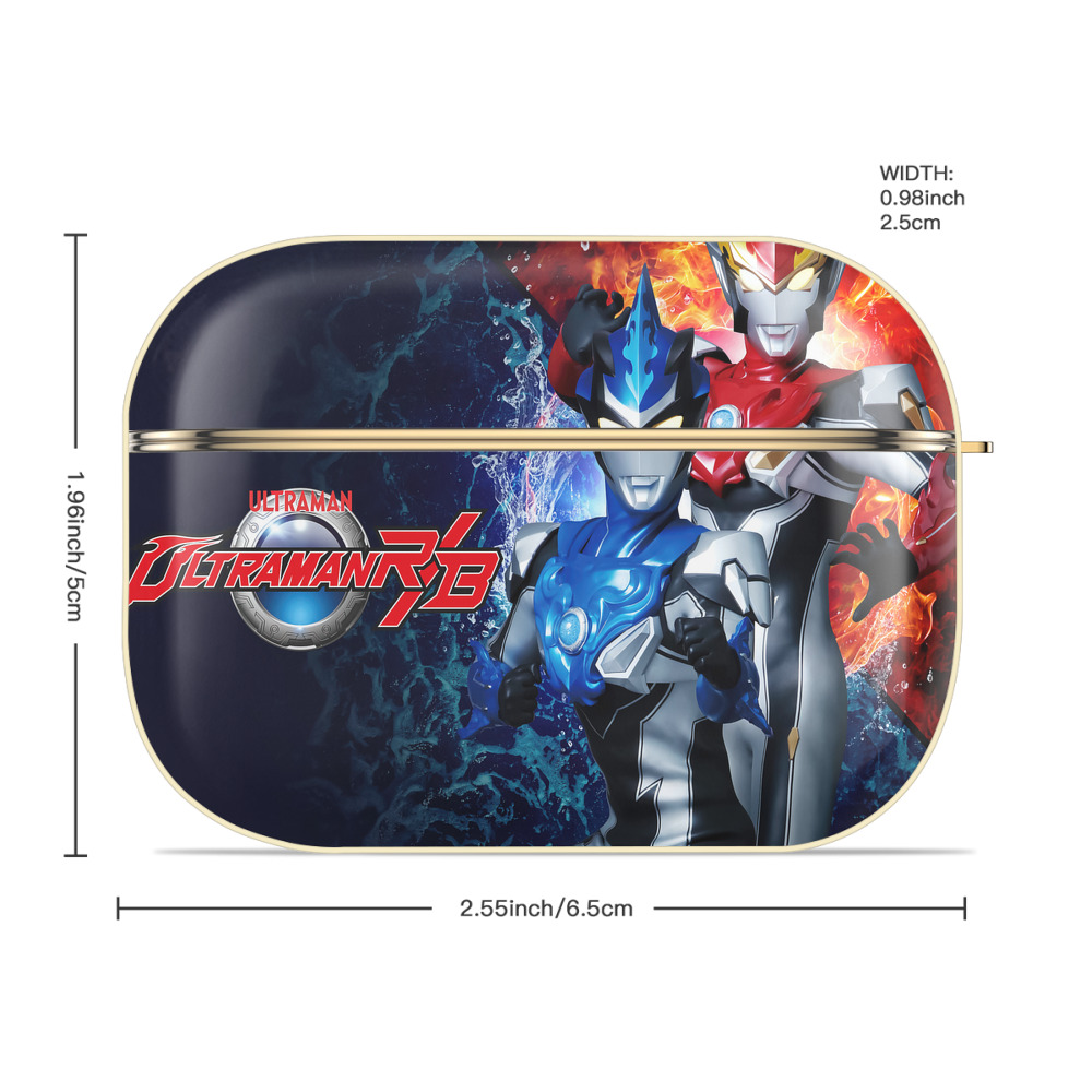 ウルトラマン Ultraman 【AirPods Pro用】ハードシェル保護ケース｜耐衝撃・防指紋・カラビナ付き商品仕様