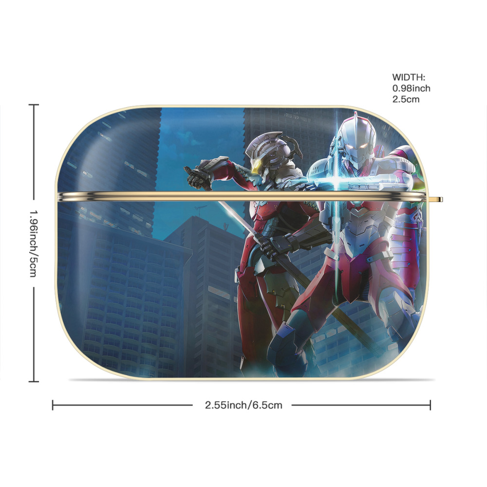 ウルトラマン Ultraman 【AirPods Pro用】ハードシェル保護ケース｜耐衝撃・防指紋・カラビナ付き商品仕様