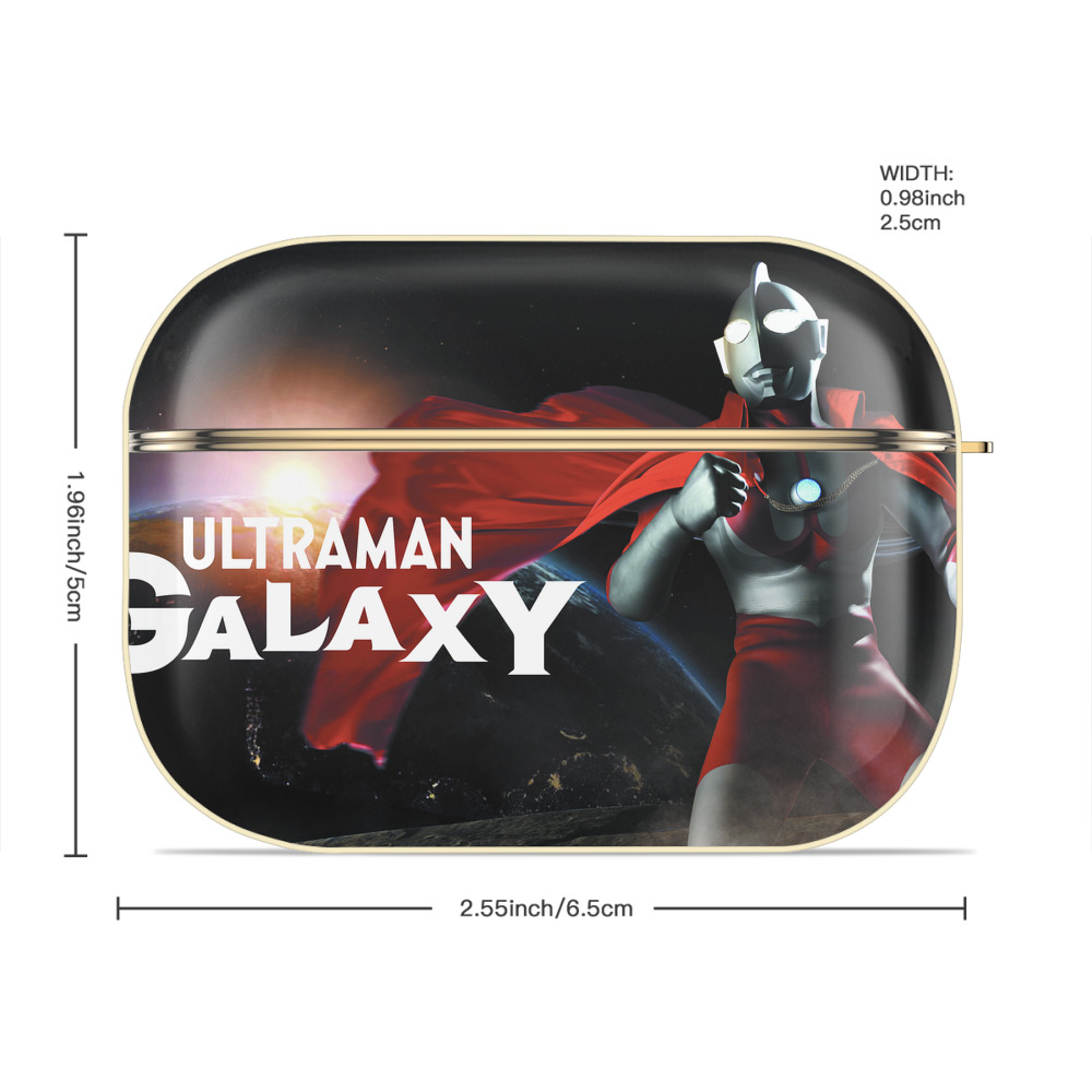 ウルトラマン Ultraman 【AirPods Pro用】ハードシェル保護ケース｜耐衝撃・防指紋・カラビナ付き商品仕様
