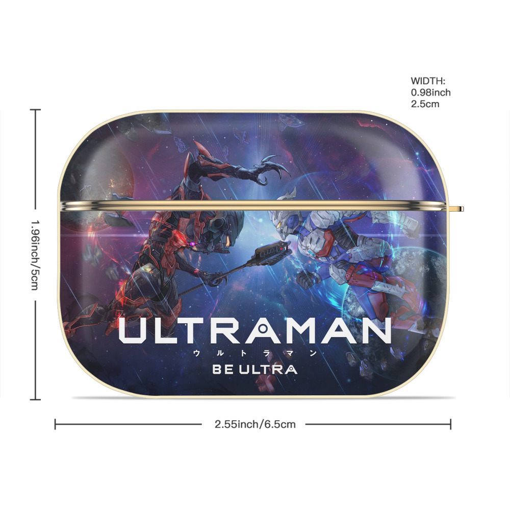 ウルトラマン Ultraman 【AirPods Pro用】ハードシェル保護ケース｜耐衝撃・防指紋・カラビナ付き商品仕様